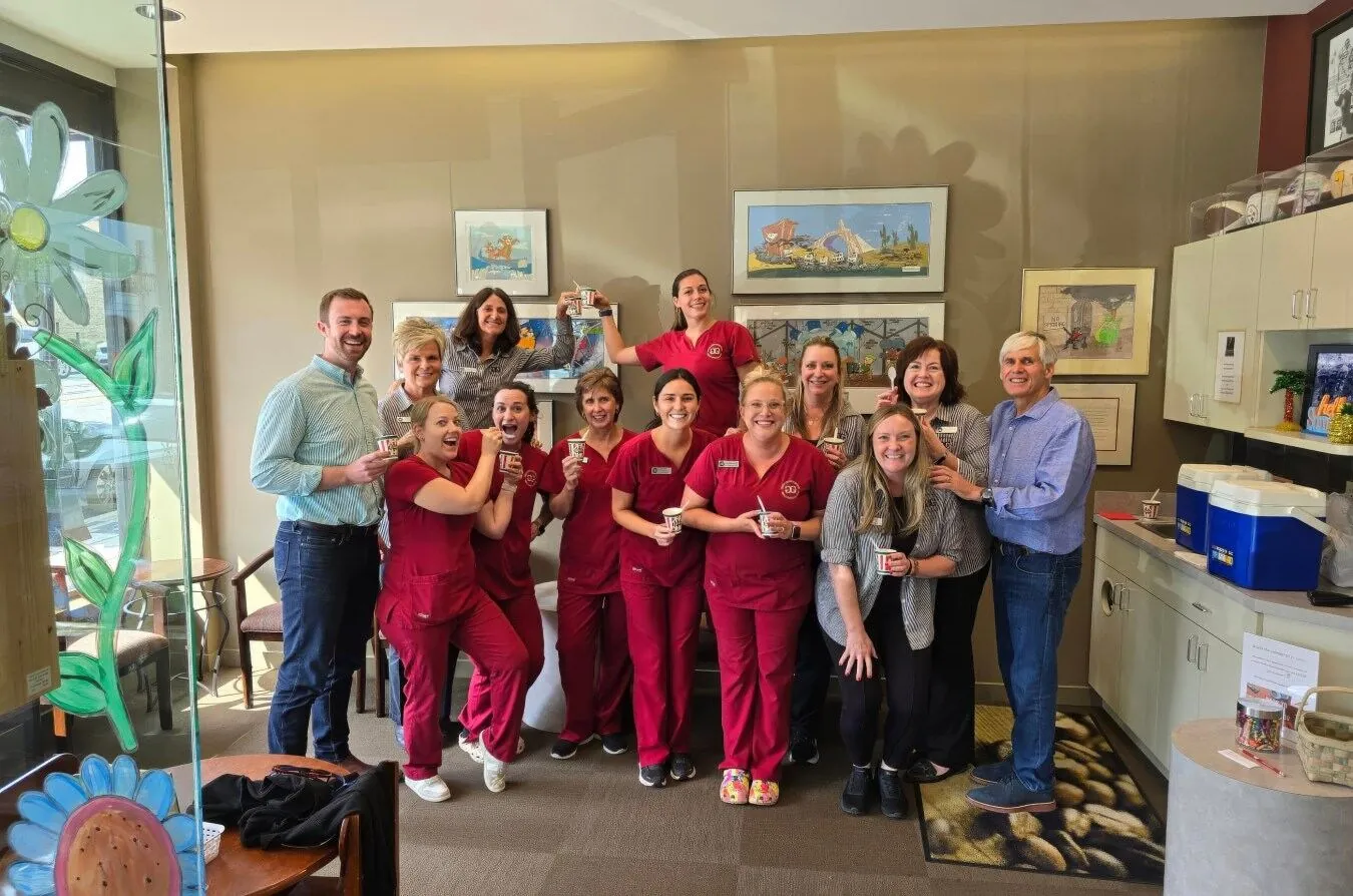 Doyle Orthodontics doctors and team in the office