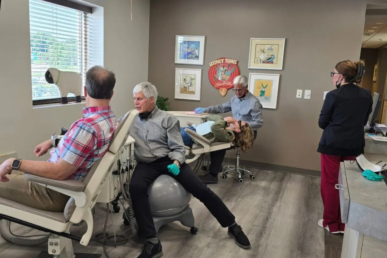 Orthodontist treating a patient at Doyle Orthodontics